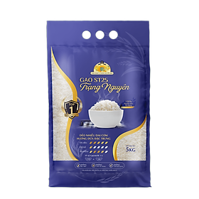 Gạo ST25 Trạng Nguyên Vinh Hiển Túi 5KG  – Dẻo nhiều, dai cơm, thơm dứa - Chuẩn HACCP, VietGAP
