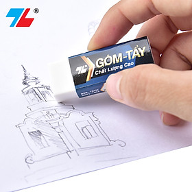 Combo 10 Gôm tẩy xóa chì Thiên Long Hi Polymer E-030