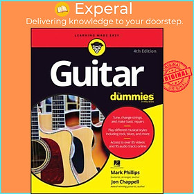 Sách - Guitar For Dummies by Mark Phillips (US edition, paperback)