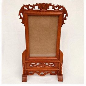Mua Khung ảnh thờ hoa lá tây gỗ hương kích cỡ 20x30cm và 25x35cm