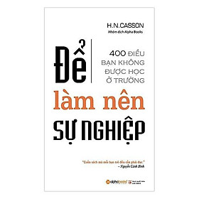 Để làm nên sự nghiệp - Bản Quyền