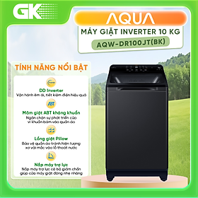 Mua Máy giặt Aqua Inverter 10 Kg AQW-DR100JT(BK) - HÀNG CHÍNH HÃNG CHỈ GIAO HCM