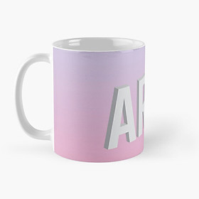 Ly sứ cốc sứ ARMY BTS nền tím