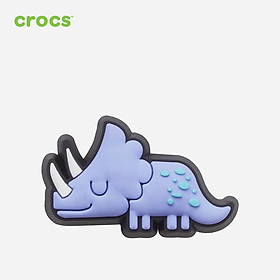 Huy hiệu Jibbitz unisex Crocs Purple Dino