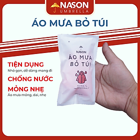 Mua Áo mưa bỏ túi Nason tiện lợi  nhỏ gọn  dễ dàng mang theo  mỏng nhẹ  chống thấm nước - Hàng Chính Hãng