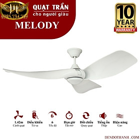 Mua Quạt trần MR VŨ melody vũ điệu của gió quạt trần cho người giàu 3 cánh nghệ thuật QTD