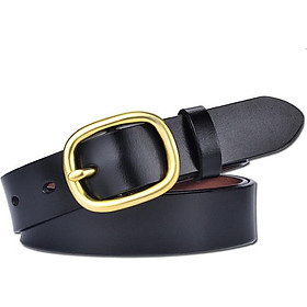 Thắt lưng nữ dây nịt nữ Nutushop chất liệu da bò cao cấp, bản rộng 2.8cm - NT216