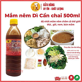 Mắm nêm Dì Cẩn 500g loại Đặc Biệt Đặc Sản Đà Nẵng, mắm sạch, không phụ gia chất bảo quản