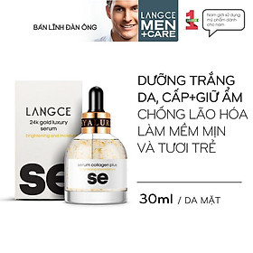 TOTAL BEAUTY SErum COLLAGEN +TRẮNG DA, GIỮ ẨM CHỐNG LÃO HÓA 30ml LANGCE DÀNH CHO NAM