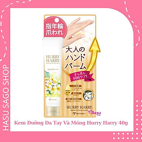 Kem dưỡng da tay trắng mịn, chống lão hóa - HURRY HARRY PREMIUM HAND BALM 40g