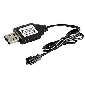 Cáp Sạc USB Sạc Pin Ni-Cd Pin Ni-MH Gói SM-2P Cắm 4.8V 200mA Đầu Ra Đồ Chơi Xe Ô Tô