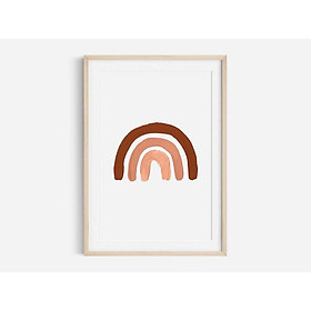 Tranh treo tường | Tranh nghệ thuật trừu tượng - Rainbow Print, Boho Print, Whimsical Art Prints