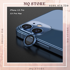 Ốp viền kính bảo vệ camera , vòng kim loại chống trầy xướt dành cho iPhone  13 Pro/ 13 Pro Max