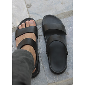 Hình ảnh Sandal Nam- Dép Sandal Nam Da Bò- Mã DE02