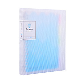 Coix A5 50 sheets of 20-hole PP loose-leaf / notepad / notebook / soft copy Compra diamond series C7105 crystal blue