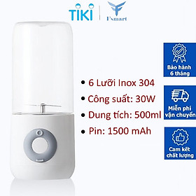 Mua Máy Xay Cầm Tay 6 Lưỡi SeaSy XHJ-118  Máy Xay Sinh Tố Đa Năng  Xay Hoa Quả  Xay Thực Phẩm  Dung Tích 500ml  Công Suất Mạnh  An Toàn Tuyệt Đối Khi Sử Dụng  Tặng Kèm Dây Sạc USB - Hàng Chính Hãng
