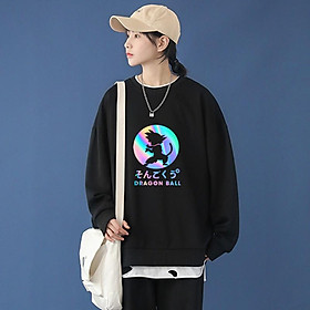 Áo sweater Dragon Ball Phản Quang unisex nam nữ phong cách hàn quốc form rộng – ST188- babitrendy