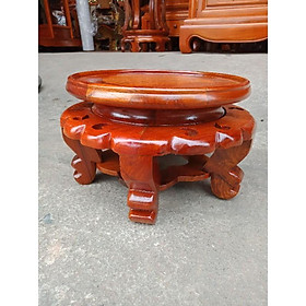 Kỉ váy gỗ hương - kỉ tròn kê lọ hoa bát hương