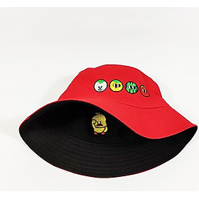 Nón / Mũ Bucket 2 mặt thêu hình vịt con siêu cute NON0420
