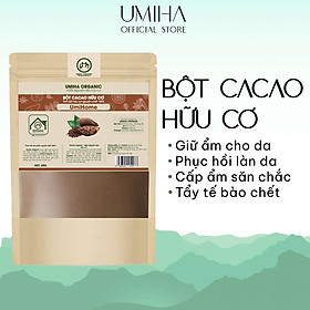 Bột Cacao nguyên chất UMIHOME 40G mặt nạ bột đắp mặt dưỡng trắng da mờ thâm nám hiệu quả tại nhà