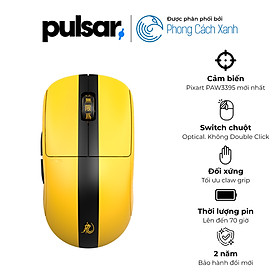 Mua Chuột không dây siêu nhẹ Pulsar X2 Wireless - Limited Bruce Lee (Lý Tiểu Long) Edition - Hàng Chính Hãng
