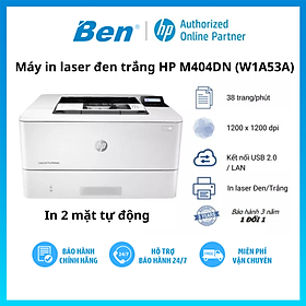 Hình ảnh Máy In HP LaserJet Pro M404dn (W1A53A) - Hàng chính hãng