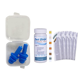6-in-1 Pool Test Strips Chlorine Dip Test Strip Tub SPA Swimming Pool PH Test Paper Tester Chlorine Bromine, pH, Total Alkalinity Hardness Check Tool