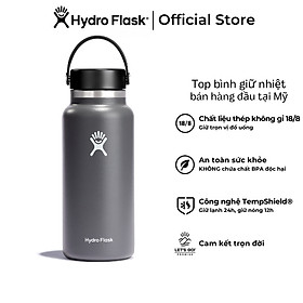 Mua Bình giữ nhiệt Hydro Flask 32 OZ Wide Flex Cap co náp xoay - Hàng chính hãng(Season 2024)