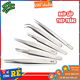 Mua Nhíp  gắp linh kiện điện tử thép không gỉ  TRẮNG THẲNG ST12 gía rẻ uy tín