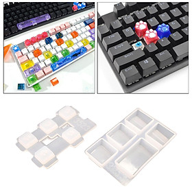 Keycaps Resin Mold Keycap Crafting Epoxy Mould Key Puller Cat Claw Molds Cat