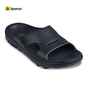 Dép sức khoẻ nam Spenco Fusion Slide Black - Dép quai ngang mềm giảm đau chân, không thấm nước 244
