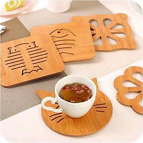 Mua Combo 5 Miếng lót đồ bằng gỗ chịu nhiệt tốt