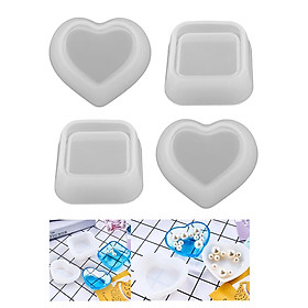 4Silicone Resin Mold Jewelry Bead Container Box Cake Modeling Mould Jewelry Tool