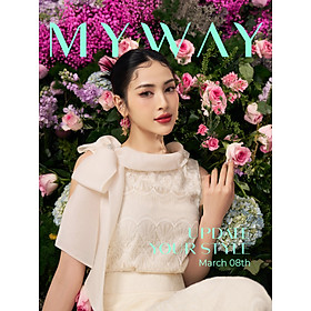Sét Áo Sơ Mi Chân Váy Nữ MY WAY Cách Điệu Dạo Phố Sang Trọng 5MAB0896 -5MCXB376