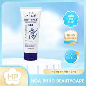 Sữa Rửa Mặt Tẩy Trang Và Dưỡng Trắng Da Reihaku Hatomugi (Tuýp 130 G)