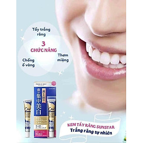 KEM TẨY TRẮNG RĂNG CỦA NHẬT SUNSTAR ORA2 - HÀNG NỘI ĐỊA NHẬT - LOẠI BỎ VẾT Ố VÀNG VÀ GIÚP TRẮNG RĂNG