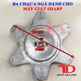 Chảng ba dành cho máy giặt Sharp, ba chạc 6 ngã