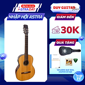 Đàn guitar classic model DVE70CX có EQ 7545R cho ra âm thanh tốt dành cho bạn mới tập