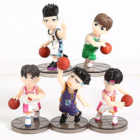 Bộ 05 Mô Hình Slam Dunk Shohoku - Cầu Thủ Bóng Rổ
