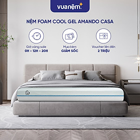 Mua Nệm Foam cuộn hút chân không cao cấp Amando Casa - Cool gel memory foam - Êm ái  thoáng mát  điều hoà thân nhiệt