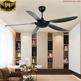 Mua Quạt trần hiện đại 5 cánh phòng khách  mẫu đơn giản sang trọng dân dụng có điều khiển từ xa QTD