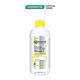 Nước Làm Sạch & Tẩy Trang Garnier Micellar Cleansing Water Vitamin C Sáng Da 400ml