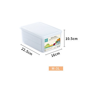 HỘP BẢO QUẢN RAU QUẢ TƯƠI CÓ RỔ THOÁT NƯỚC