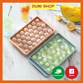 Khuôn Đá Bi Tròn 33 Ô Làm Đá, Thạch Hoa Quả Trái Cây GIAO MÀU NGẪU NHIÊN – DumiStore