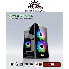 Vỏ Case Máy Tính VSP Home And Gaming V212 - Hàng Chính Hãng