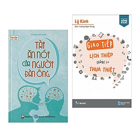 Combo 2 cuốn sách kĩ năng: Tài Ăn Nói Của Người Đàn Ông + Giao Tiếp Lịch Thiệp Chẳng Lo Thua Thiệt ( Tặng kèm Bookmark Happy Life)