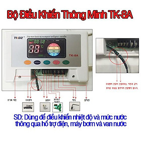 Mua Bộ điều khiển thông minh TK-8A điều khiển nhiệt độ và mức nước trong máy nước nóng năng lượng mặt trời