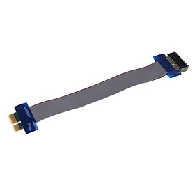 PCI-E 1X Riser Card Extender Cable Ribbon Flexible Cables Adapter Cord