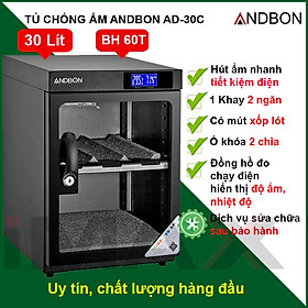 Mua Các loại Tủ chống ẩm 30 Lít Andbon  Hàng chính hãng