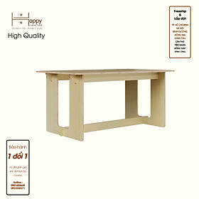 HAPPY FURNITURE , Gỗ tự nhiên , Bàn làm việc gỗ Plywood - AIDAN , BAN_106 , 160cm x 90cm x 75cm DxRxC